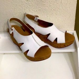 Summer wedge sandals